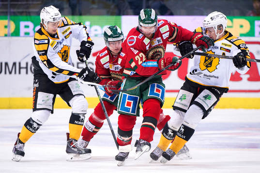 Skellefteås Kirill Kabanov (v) och Adam Pettersson (h)