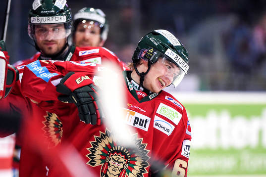 Frölundas Artturi Lehkonen jublar