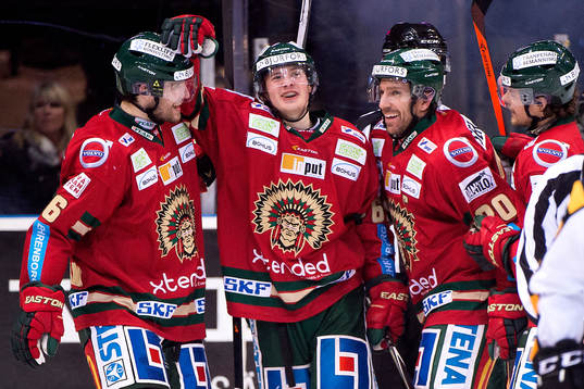 Frölundas Mikael Wikstrand, Artturi Lehkonen och Joel
