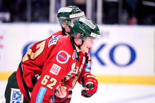 Frölundas Artturi Lehkonen jublar