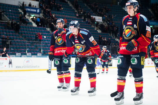 Djurgårdens Joakim Eriksson, Philip Holm och Markus Ljungh