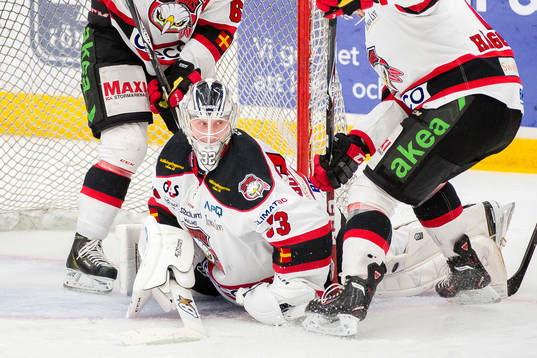 Malmö Redhawks målvakt Niko Hovinen