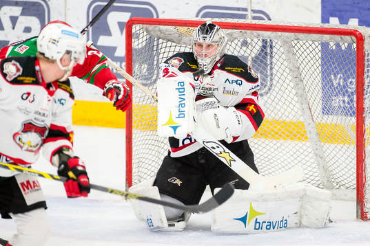 Malmö Redhawks målvakt Niko Hovinen