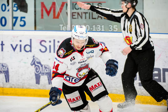 Malmö Redhawks Fabian Brunnström jublar