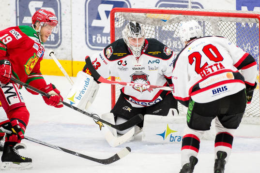 Malmö Redhawks målvakt Niko Hovinen