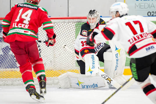 Malmö Redhawks målvakt Niko Hovinen