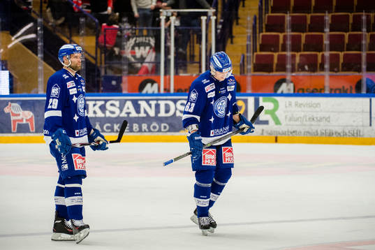 Leksands Joonas Rönnberg och Fredrik Händemark deppar