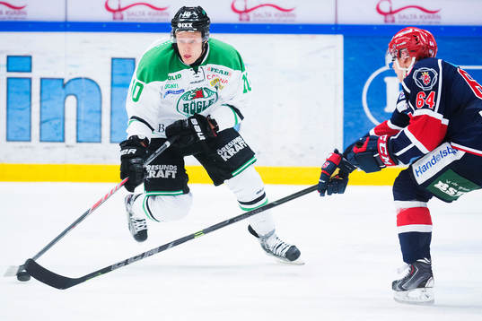Rögles Viktor Lindgren och Södertäljes David Lidström