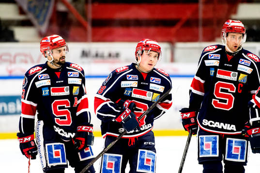 Södertäljes Mattias Beck, Jesper Frödén och Pär Edblom