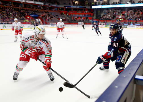 s Oscar Hedman och Linköpings Daniel Rahimi