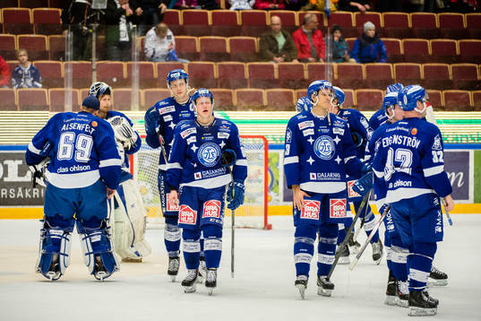 Leksands spelare deppar