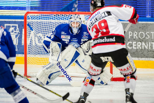 Leksands målvakt Joakim Lundström
