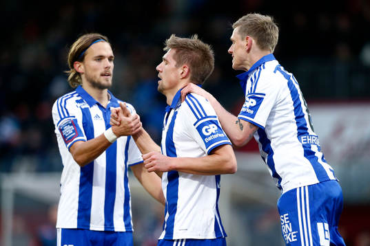 IFK Göteborgs Tom Pettersson (v) och Sören Rieks (h)