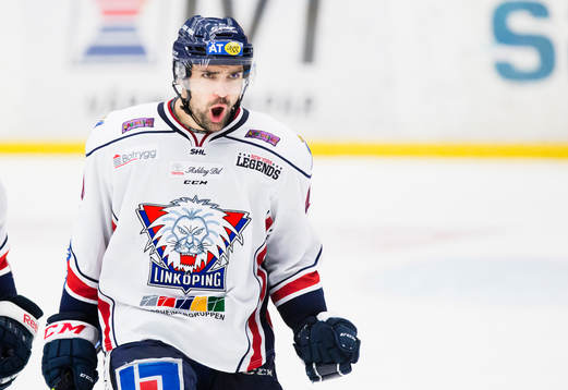 Linköpings Daniel Rahimi jublar