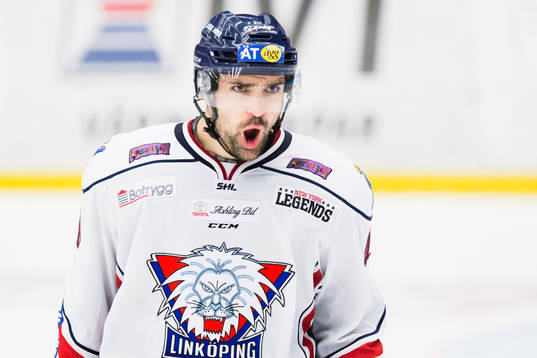 Linköpings Daniel Rahimi jublar