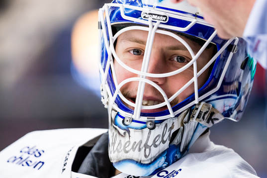 Leksands målvakt Oscar Alsenfelt