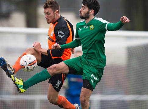Hammarbys Nahir Besara i matchen i Svenska Cupen mellan