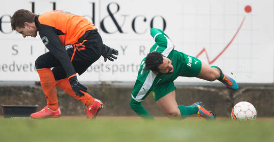 Hammarbys Stefan Batan och Kristianstads Daniel Nicklasson