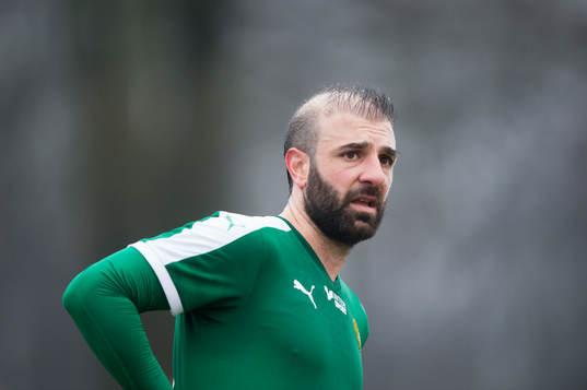 Hammarbys Kennedy Bakircioglu i matchen i Svenska Cupen