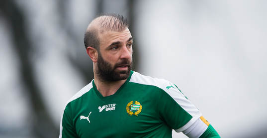Hammarbys Kennedy Bakircioglu i matchen i Svenska Cupen