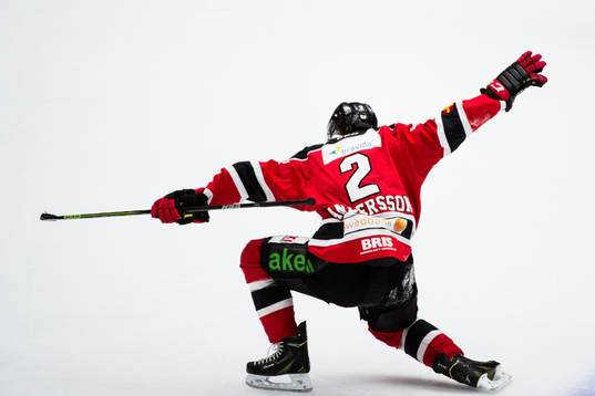 Malmö Redhawks Nils Andersson jublar