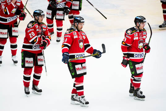 Malmö Redhawks Henrik Hetta, Fabian Brunnström och