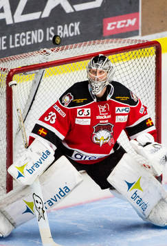 Malmö Redhawks målvakt Niko Hovinen