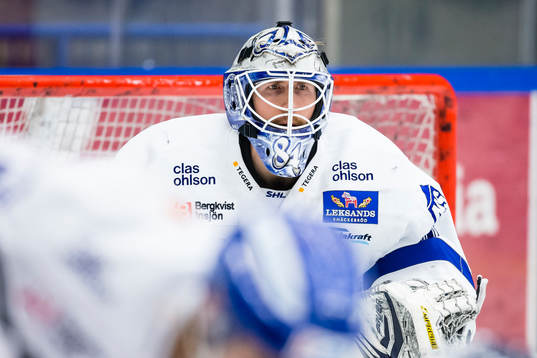 Leksands målvakt Joakim Lundström