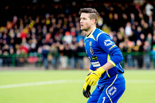 Landskronas målvakt Jonas Sandqvist