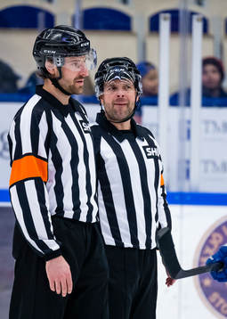Domare Mikael Sjöqvist och Domare Patrik Sjöberg
