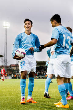 Malmö FFs Tobias Sana jublar