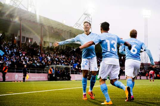 Malmö FFs Tobias Sana jublar
