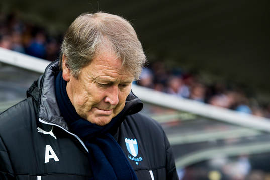Malmö FFs tränare Åge Hareide deppar