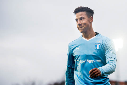 Malmö FFs Tobias Sana deppar