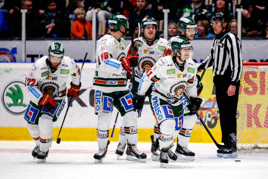 under ishockeymatchen i SHL mellan Färjestad och Frölunda