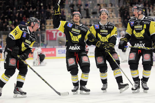 Västerås Stefan Gråhns (v), Mathias Bromé (vm), Eddie