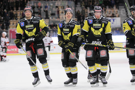 Västerås Mathias Bromé (v), Eddie Davidsson (m) och