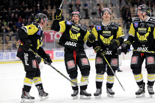 Västerås Stefan Gråhns (v), Mathias Bromé (vm), Eddie