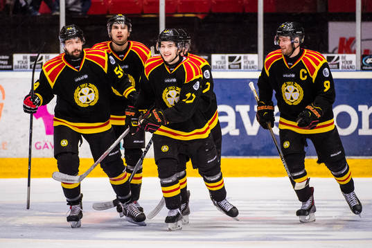 Brynäs Tomas Slovak , Tim Wallace ,Pathrik Westerholm och