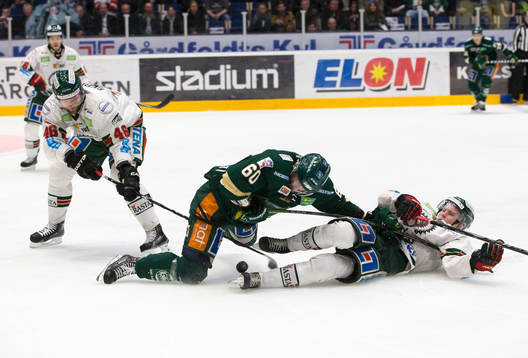 Frölundas Christoffer Persson och Färjestads Tero