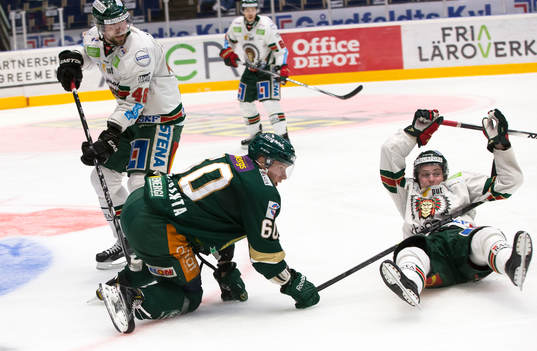 Frölundas Christoffer Persson och Färjestads Tero