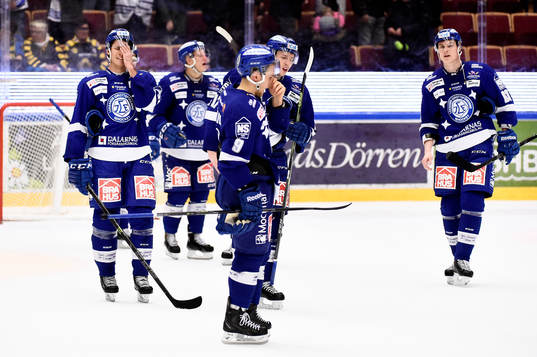 Leksands spelare deppar