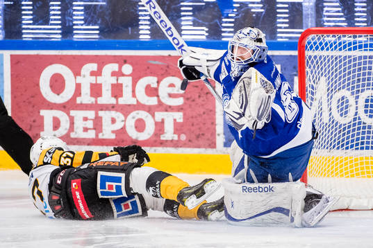 Leksands målvakt Joakim Lundström