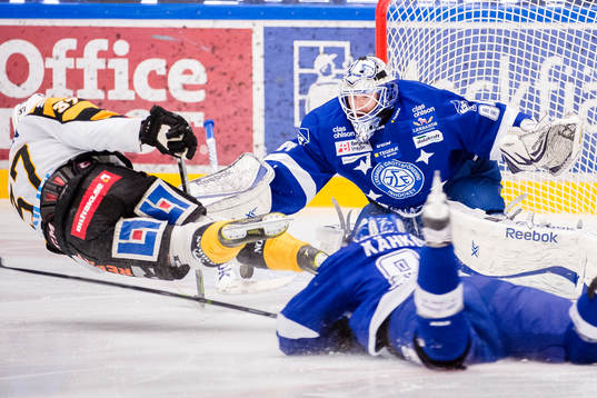 Leksands målvakt Joakim Lundström