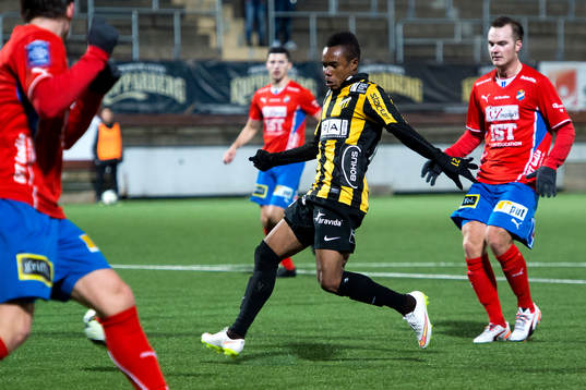 Häckens Nasiru Mohammed gör 1-0