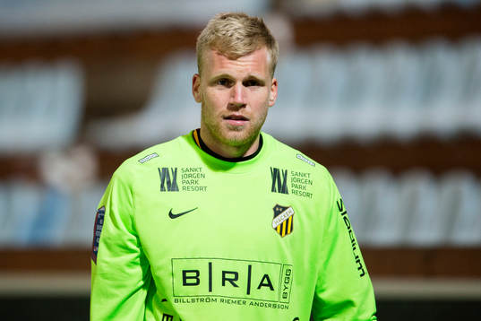 Häckens målvakt Peter Abrahamsson