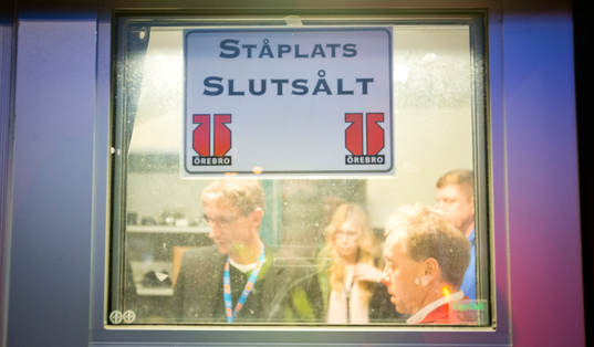 Slutsålt en timma innan match i Behrn Arena innan