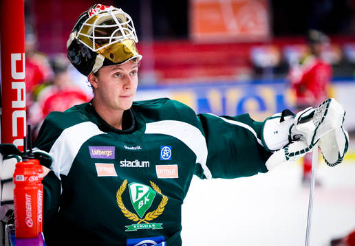 Färjestads målvakt Fredrik Pettersson Wentzel
