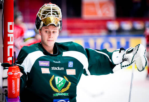 Färjestads målvakt Fredrik Pettersson Wentzel