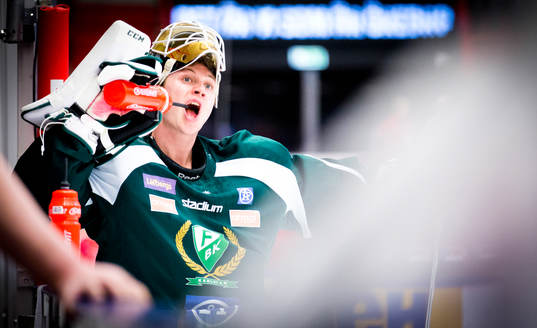 Färjestads målvakt Fredrik Pettersson Wentzel